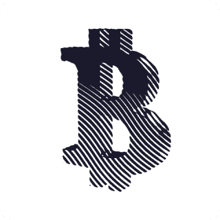 Capital B with two lines running through it vertically, like the ones on a dollar sign.